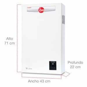 Instantaneo A Gas 16 L Medidas