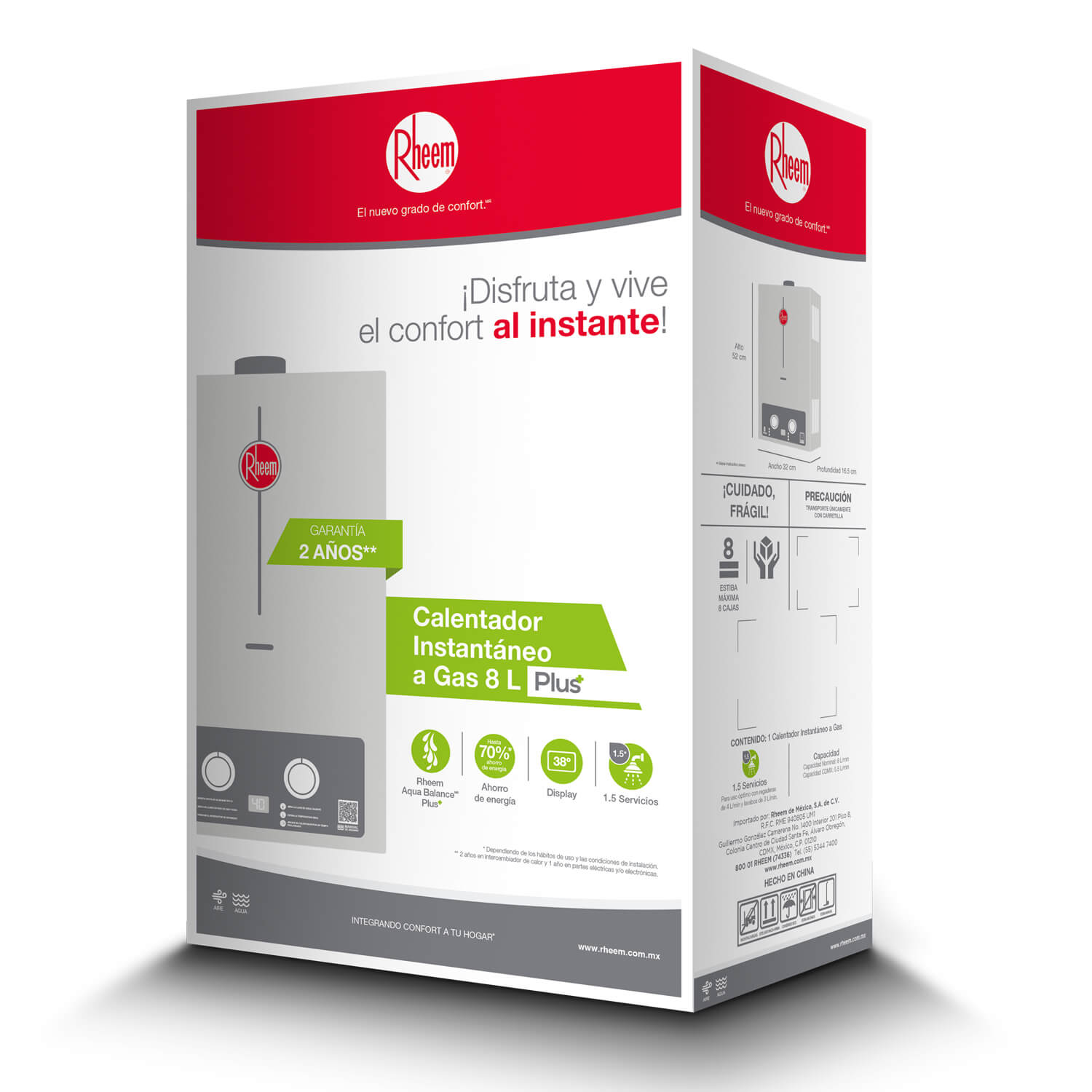 Calentador Instantáneo 8L