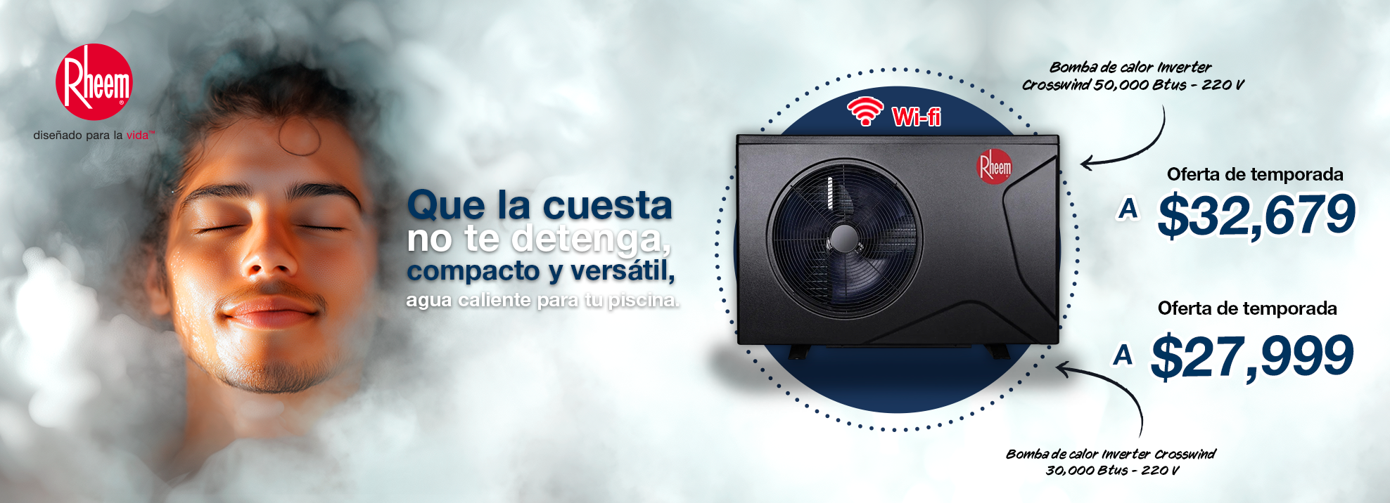 Que la cuesta no te detenga con Rheem México.