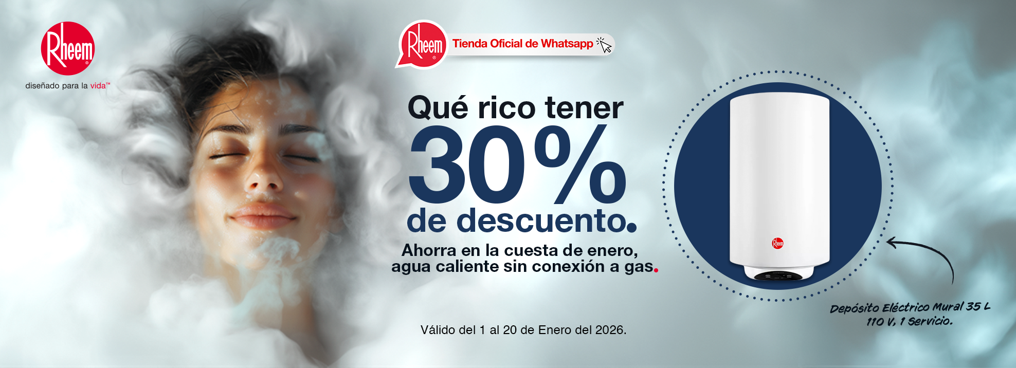 Que la cuesta no te detenga con Rheem México.