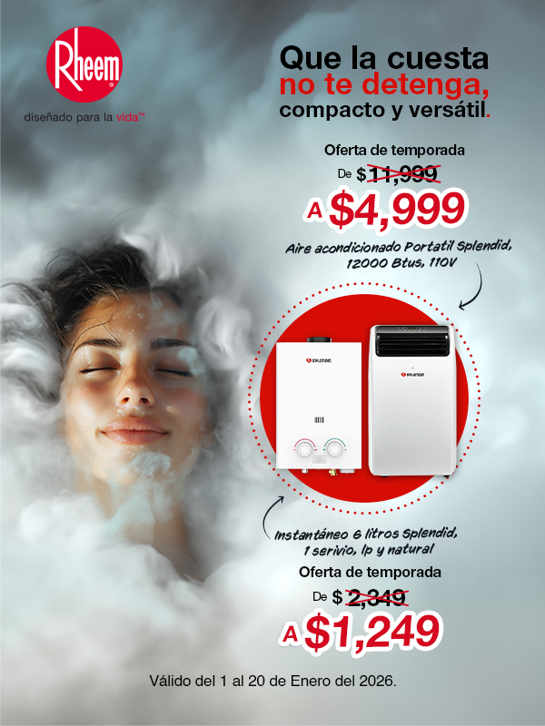 Que la cuesta no te detenga con Rheem México.