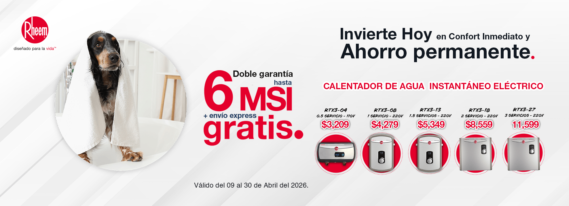 Invierte hoy en confort inmediato y ahorro permanente.