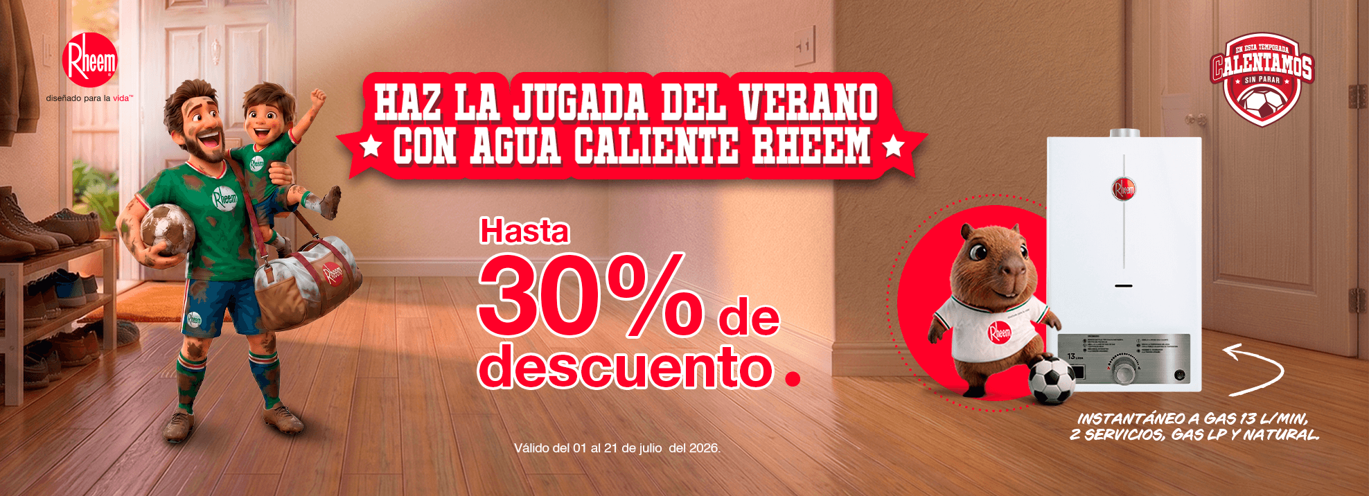 La jugada del verano con Rheem México