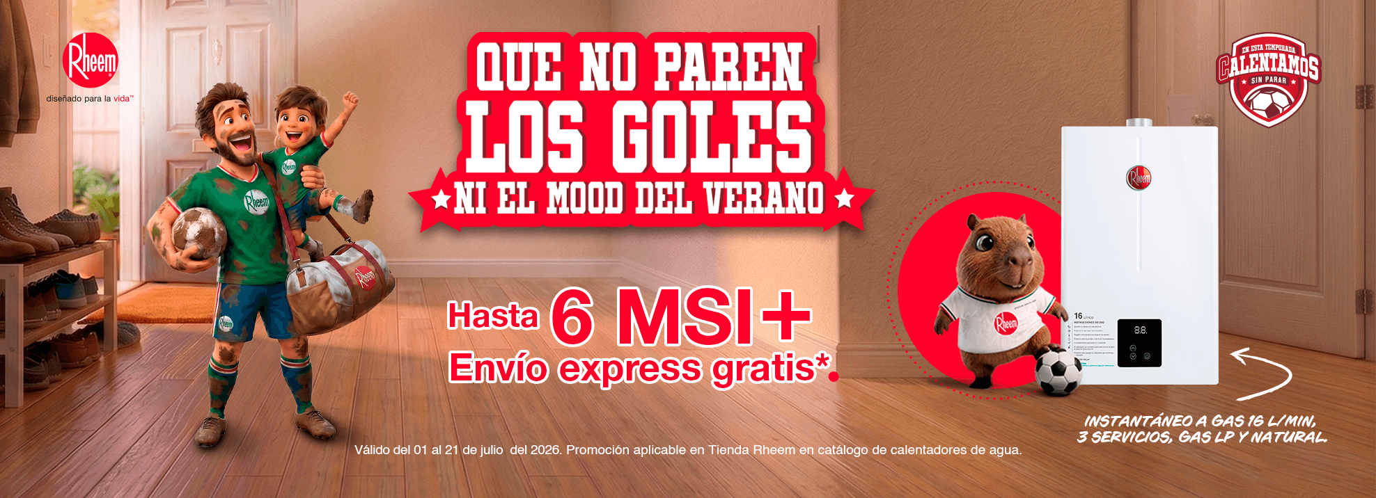 La jugada del verano con Rheem México