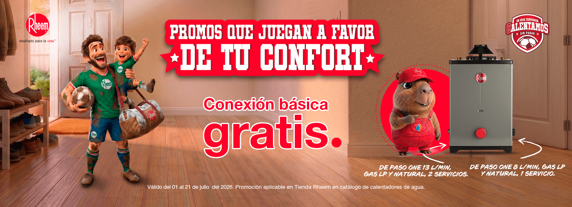 La jugada del verano con Rheem México