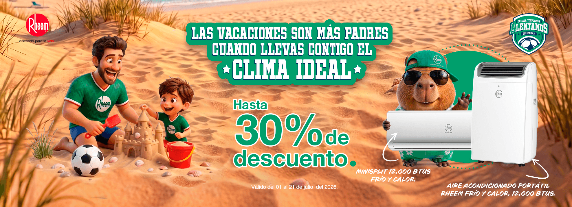 La jugada del verano con Rheem México