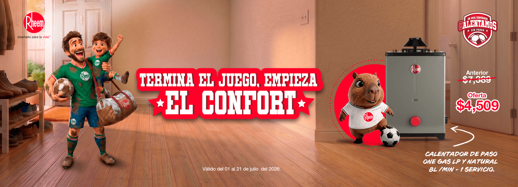 La jugada del verano con Rheem México