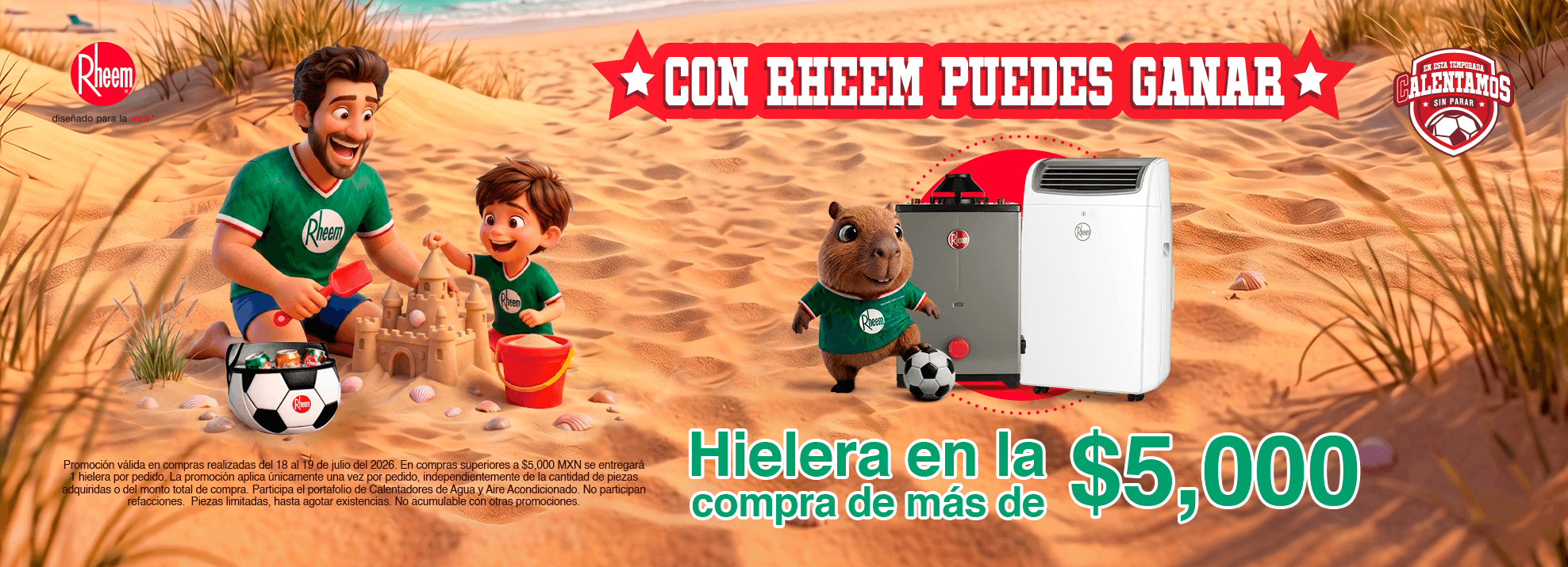 La jugada del verano con Rheem México