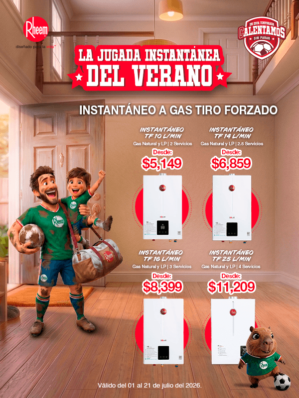 La jugada del verano con Rheem México