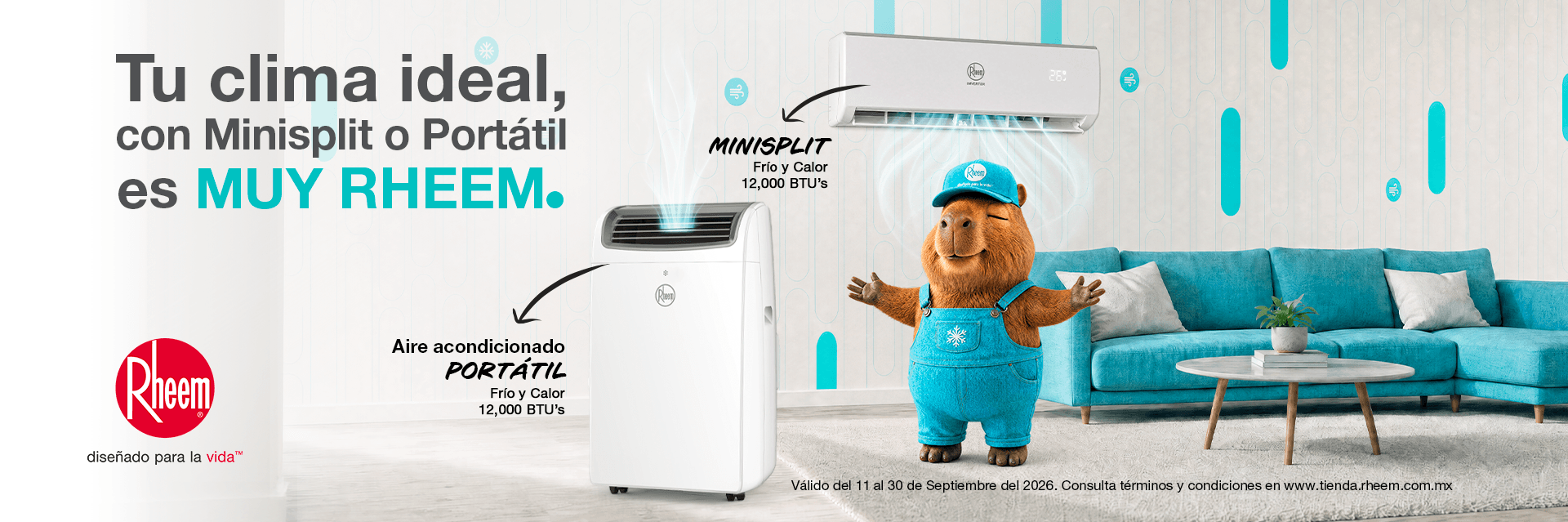 Minisplit Rheem México