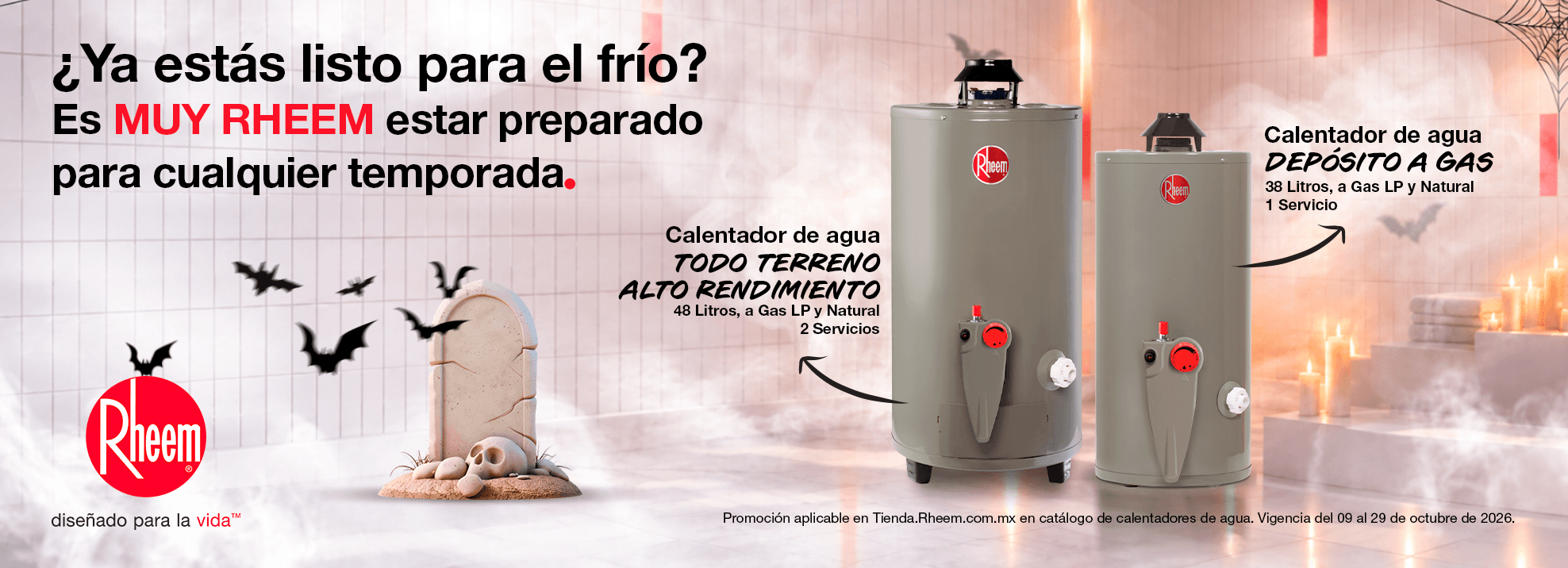 Agua caliente Rheem